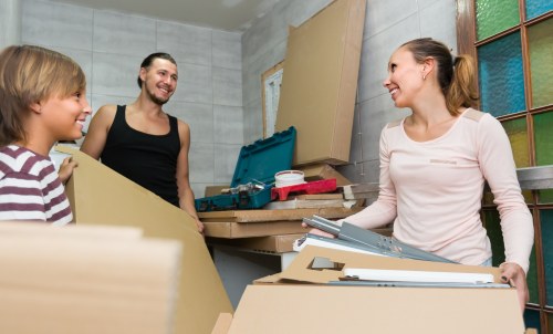 Office removals team planning a move in Alperton