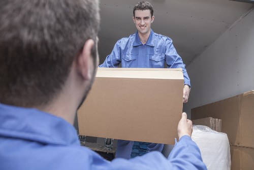 Removals van ready for local moving jobs in Alperton
