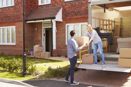 Local removals crew handling a move near Alperton