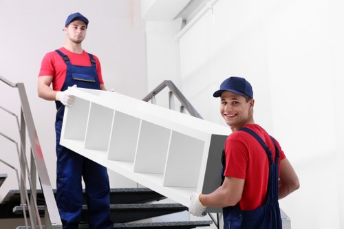 House moving team supporting a residential relocation in Alperton