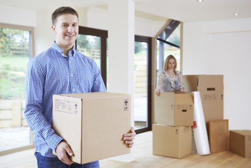 Business relocation preparation and setup in an Alperton office