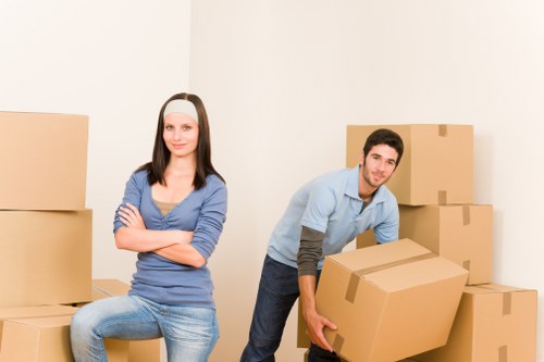 Local removals team assisting with a move in Alperton