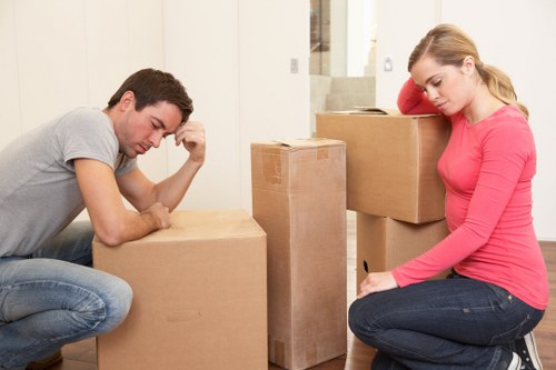Careful loading of furniture and boxes for an Alperton removal