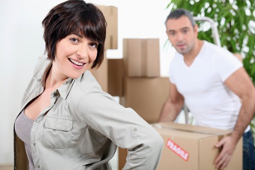 Commercial moving van service for offices and shops in Alperton