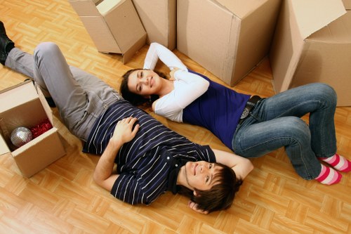 Commercial furniture collection in Alperton office space